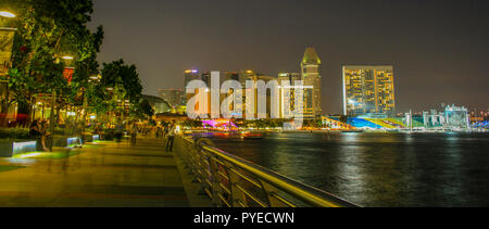 Marina Bay, Singapur Stockfoto