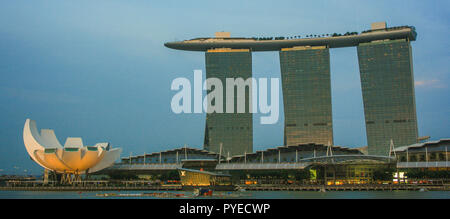 Marina Bay, Singapur Stockfoto