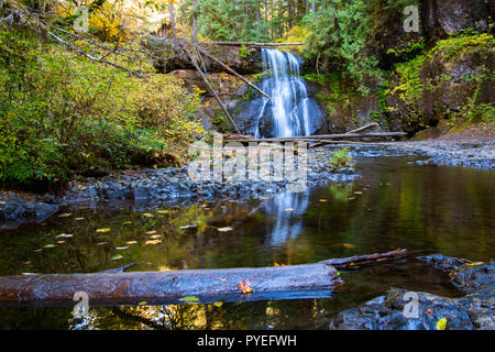 Obere Norden fällt bei Silver Falls State Park, Florida, USA Stockfoto