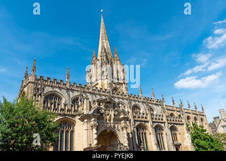 Die wunderschöne St. Maria, der Jungfrau, Kirche in Oxford, England Stockfoto