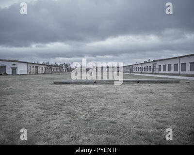 Orianenburg, Deutschland - Dezember 12, 2017: Aufnahme des KZ Sachsenhausen Stockfoto