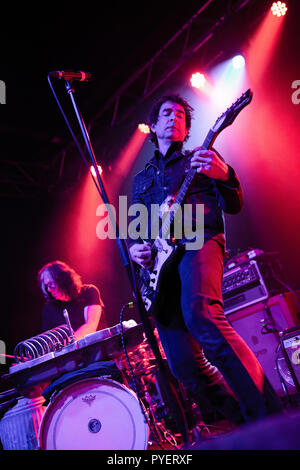 Jon Spencer und Bob Bert (Jon Spencer Blues Explosion) - 26. Oktober 2018 - Leeds Stylus Stockfoto