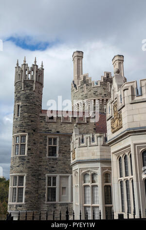 Casa Loma Neugotischen Stil Villa und Garten im Zentrum von Toronto, Ontario, Kanada Stockfoto