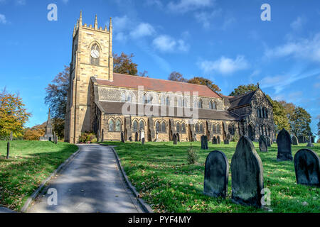 St Margerets Kirche, Swinton, South Yorkshire Stockfoto