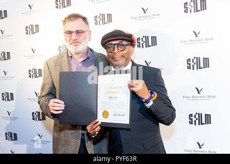 SFFILM präsentiert Veteran Geschichtenerzähler und bilderstürmer Spike Lee mit einem besonderen Tribut, einschließlich einer eingehenden onstage Gespräch über seine Karriere und kreativen Prozess gefolgt von einem kostenlosen Screening von seinen neuesten Film BlacKkKlansman. Mit dieser besonderen Tribut anlässlich seiner neuesten Arbeit, SFFILM begrüßt Lee zurück nach San Francisco und weiterhin eine reiche Geschichte mit der Veteran der Filmemacher, der die Uraufführungen von She's gotta Haben es und crooklyn am SFFILM Festival und die Präsentation der Irving M. Levin Award für Film Richtung Lee im Jahr 2007. Mit: Noah Cowan, Spike Le Stockfoto