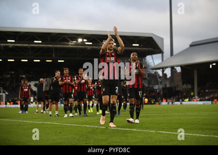 Während der Premier League Spiel im Craven Cottage, London. Stockfoto