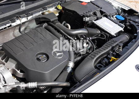 Kroatien, Balkan, das am 2. März 2018: Mercedes-Benz A-Klasse 2018 Motor 2. März 2018 in Kroatien. Stockfoto