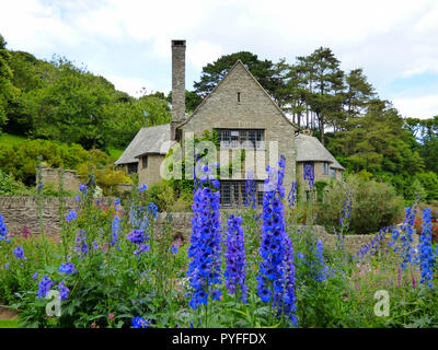 Coleton Fishacre ein Garten und ein Haus durch den National Trust in der Kunst und Handwerk Stil, Kingswear, Devon, England Stockfoto