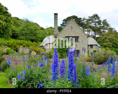 Coleton Fishacre ein Garten und ein Haus durch den National Trust in der Kunst und Handwerk Stil, Kingswear, Devon, England Stockfoto