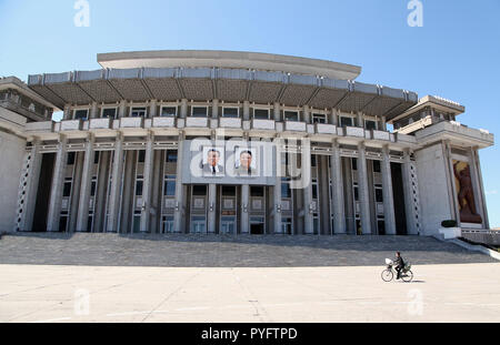 Hamhung Grand Theatre in Nordkorea Stockfoto