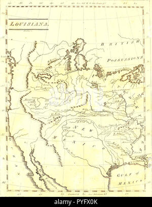 Carey's American pocket Atlas; mit zwanzig Karten... mit einer kurzen Beschreibung jedes Staates und der Louisiana: Auch die Zählung der Einwohner der Vereinigten Staaten, für 1801 und die Ausfuhren aus den Vereinigten Staaten für zehn Jahre Stockfoto