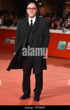 Rom, Italien. 27 Okt, 2018. Roma Kino Fest 2018. Rome Film Festival. Red Carpet Movie Magic Nächte. Im Bild: Paolo Virzi Credit: Unabhängige Fotoagentur/Alamy leben Nachrichten Stockfoto