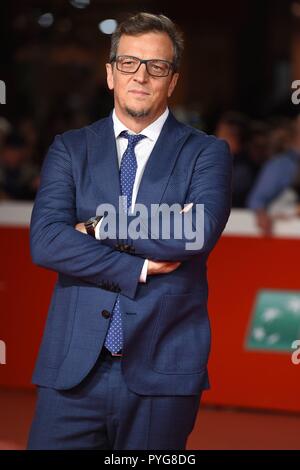 Rom, Italien. 27 Okt, 2018. Roma Kino Fest 2018. Rome Film Festival. Red Carpet Movie Magic Nächte. Im Bild: Gabriele Muccino Credit: Unabhängige Fotoagentur/Alamy leben Nachrichten Stockfoto