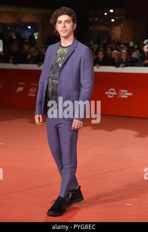 Rom, Italien. 27 Okt, 2018. Roma Kino Fest 2018. Rome Film Festival. Red Carpet Movie Magic Nächte. Im Bild: Michele Riondino Credit: Unabhängige Fotoagentur/Alamy leben Nachrichten Stockfoto
