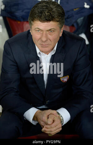 27.10.2018, Stadio Olimpico di Torino, Turin, Italien; Serie A Fußball, Torino gegen Fiorentina; Walter Mazzarri der Trainer von Torino FC Stockfoto