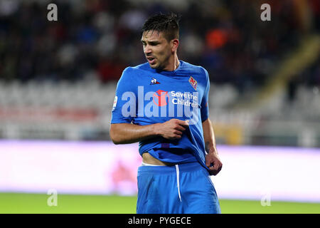 Torino, Italien. 27. Oktober, 2018. Giovanni Simeone von ACF Fiorentina in der Serie A Match zwischen Turin Fc und ACF Fiorentina. Credit: Marco Canoniero/Alamy leben Nachrichten Stockfoto