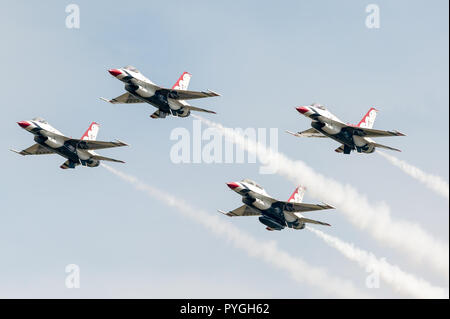 USAF Thunderbirds Diamond Formation Stockfoto