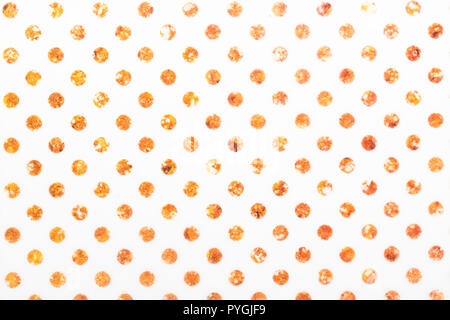 Konzept abstraktes Braunes gold metall Punkte Motiv nahtlose Muster Oberfläche Design. Wiederholbare Design mit stilisierten Motiven für Stoff einwickeln, Papier zurück Stockfoto