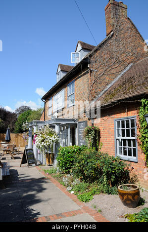 Plume of Feathers Inn, Little Wymondley, Hertfordshire, wahrscheinlich wurde ein Public House im neunzehnten Jahrhundert. Stockfoto