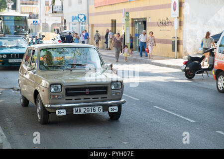 1976 Sitz 127 903 cc. In Spanien unter Fiat-Lizenz gemacht. Stockfoto