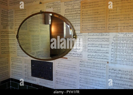 Schrullige Toiletten Im Bell Pub Bahnhofstr. East Sussex, Großbritannien Stockfoto