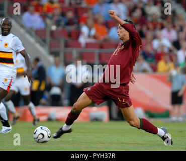 Mungersdorfer Stadion Köln Deutschland 11.6.2006, Berlin, Deutschland, FIFA WM 8, Angola vs. Portugal 0:1 - - - - CRISTIANO RONALDO (POR) Stockfoto