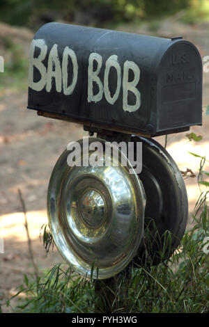 Fun Mailbox im ländlichen Virginia, USA Stockfoto