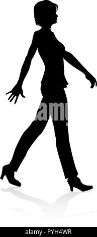 Business Person Silhouette Stock Vektor