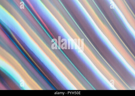 Mehrfarbiger Hintergrund imitieren Hologramm. Stockfoto