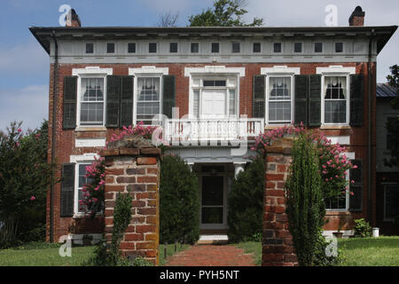 Große klassische Villa in Virginia, USA Stockfoto