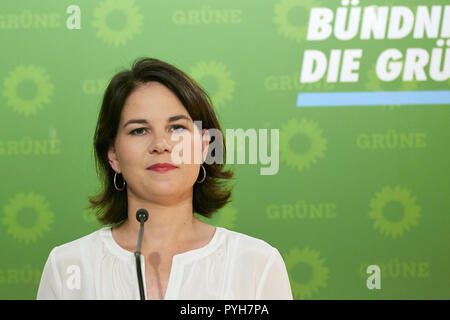 Berlin, Deutschland - Annalena Baerbock, Bundesvorsitzendemerkel Buendnis 90/Die GRUENEN. Stockfoto