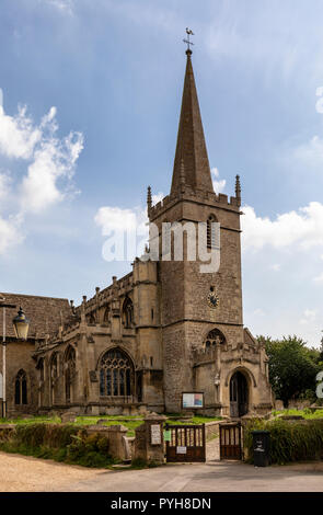 St Cyriac's Church, Lacock, Wiltshire, England, Großbritannien Stockfoto