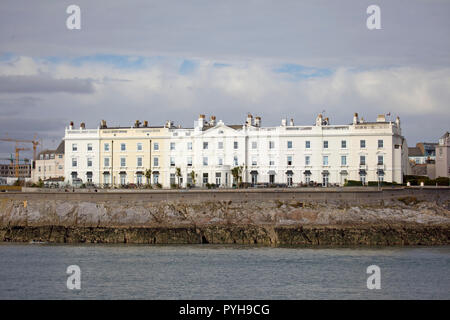 Grand Parade an der Küste in Plymouth, Devon, England Stockfoto