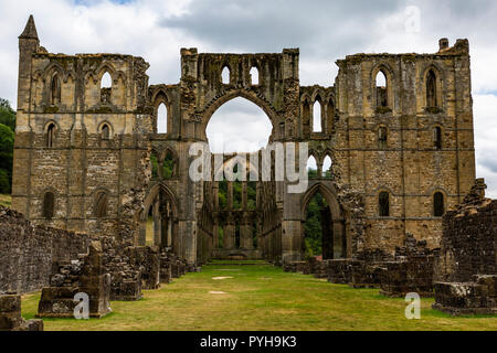 Rievaulx Abtei Stockfoto