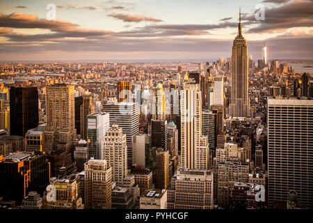 Skyline von New York City Stockfoto