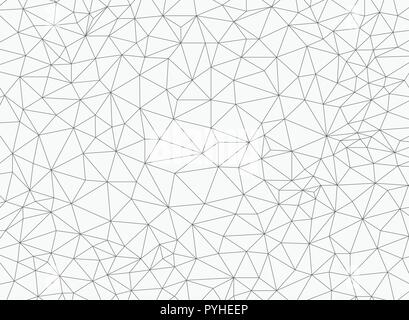 Zusammenfassung der einfachen grauen Linie Dreieck Muster geometrische Hintergrund, Illustration Vector EPS 10. Stock Vektor