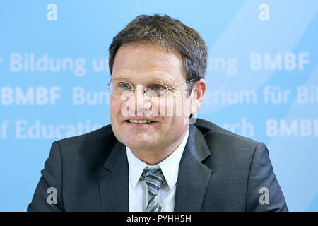 Berlin, Deutschland - Prof. Dr. Markus Rex, Klimaforscher am Alfred-Wegener-Institut und Leiter des Mosaik Expedition. Stockfoto