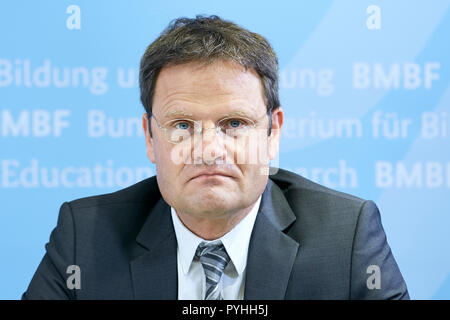 Berlin, Deutschland - Prof. Dr. Markus Rex, Klimaforscher am Alfred-Wegener-Institut und Leiter des Mosaik Expedition. Stockfoto