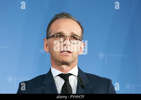 Berlin, Deutschland - Bundesaußenminister Heiko Maas. Stockfoto