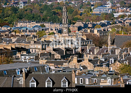 Ein Blick auf die Neue Stadt von Calton Hill, Edinburgh. Stockfoto