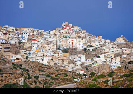 Griechenland, Karpathos Bergdorf Olympos Stockfoto