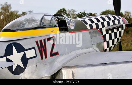 North American TF 51 D Mustang "Maria" (G-TFSI) Stockfoto