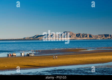 Bahia de San Felipe, Blick vom Malecon in San Felipe, Baja California, Mexiko Stockfoto