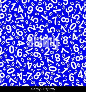 Zusammenfassung Hintergrund mit Zahlen. Vektor Stock Vektor