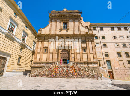 Kirche Santa Caterina in Palermo an einem sonnigen Tag. Sizilien, Süditalien. Stockfoto