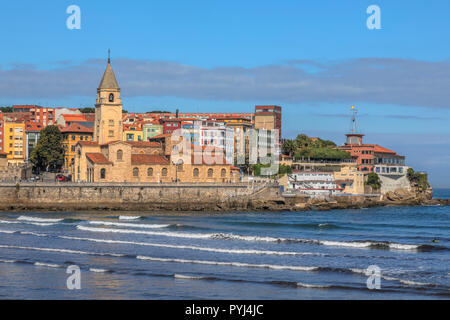 Gijón, Asturien, Spanien, Europa Stockfoto