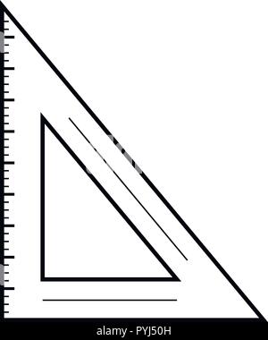 Winkel, Lineal, outline Style Stock Vektor