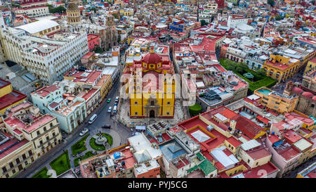 Basilika Colegiata de Nuestra Señora de Guanajuato, Guanajuato, Mexiko Stockfoto