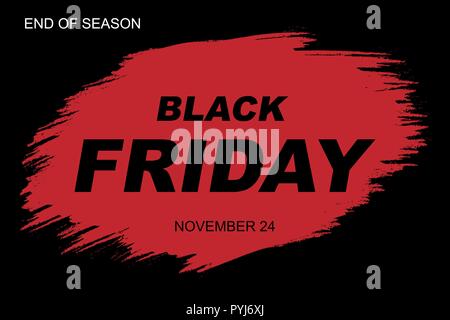 Schwarzer Freitag Verkauf banner Vektor Stock Vektor