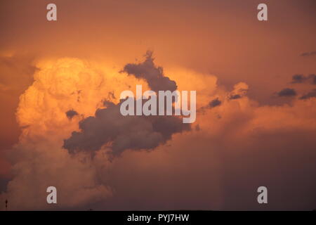 Der Sturm einen Brauen Stockfoto